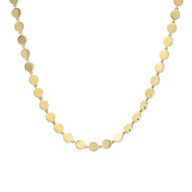 Jennifer Meyer Mini Circle Link Necklace | Thumbnail 1 Jennifer Meyer Mini Circle Link Necklace | Thumbnail 1