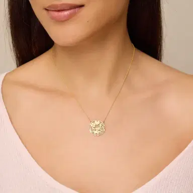 Jennifer Meyer Open Good Luck Necklace | Thumbnail 3 Jennifer Meyer Open Good Luck Necklace | Thumbnail 3