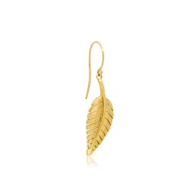 Jennifer Meyer Small Leaf Drop Earrings | Thumbnail 2 Jennifer Meyer Small Leaf Drop Earrings | Thumbnail 2
