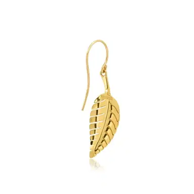 Jennifer Meyer Small Leaf Drop Earrings | Thumbnail 3 Jennifer Meyer Small Leaf Drop Earrings | Thumbnail 3