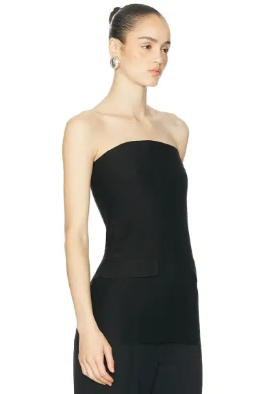 Toteme Strapless Crepe Pocket Top | Thumbnail 2 Toteme Strapless Crepe Pocket Top | Thumbnail 2