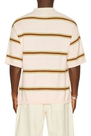 Nahmias Knit Striped Polo | Thumbnail 4 Nahmias Knit Striped Polo | Thumbnail 4