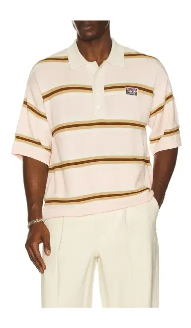 Nahmias Knit Striped Polo | Thumbnail 1 Nahmias Knit Striped Polo | Thumbnail 1