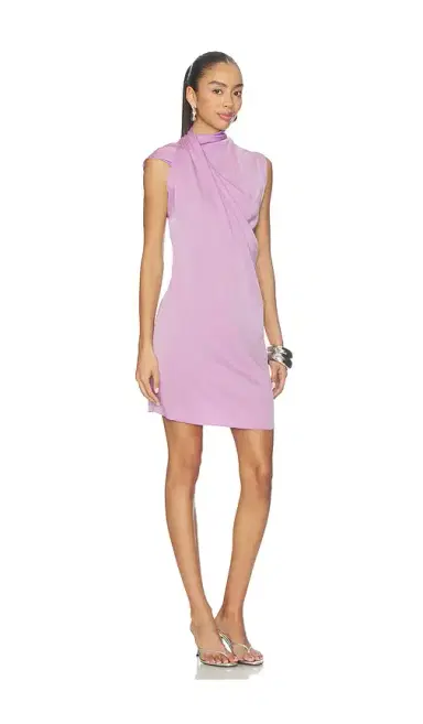 Atlein Draped Neckline Sleeveless Dress | Thumbnail 2 Atlein Draped Neckline Sleeveless Dress | Thumbnail 2