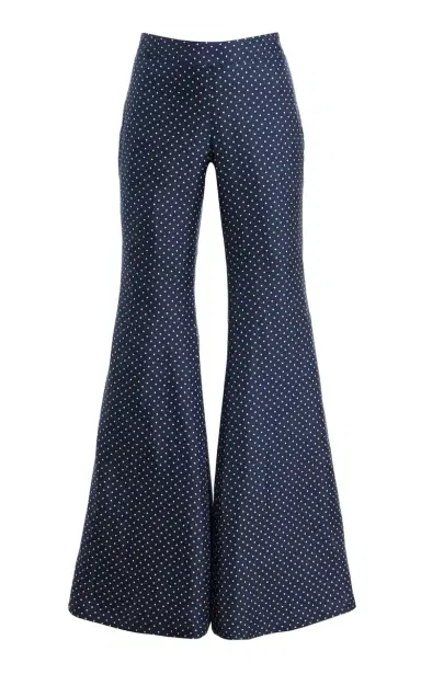 FRANÇOISE Zaoua Silk Polka-Dot Flared Pants | Thumbnail 7 FRANÇOISE Zaoua Silk Polka-Dot Flared Pants | Thumbnail 7