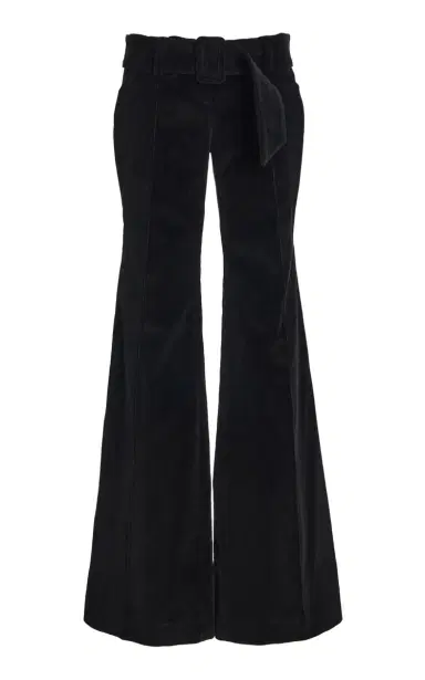 FRANÇOISE Clover Flared Cotton Pants | Thumbnail 1 FRANÇOISE Clover Flared Cotton Pants | Thumbnail 1
