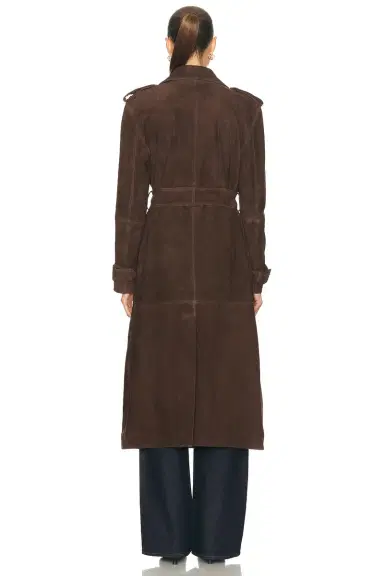 ARMA Benedict Suede Trench Coat | Thumbnail 4 ARMA Benedict Suede Trench Coat | Thumbnail 4