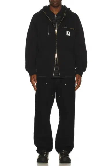 Sacai x Carhartt WIP Cotton Jersey Hoodie | Thumbnail 3 Sacai x Carhartt WIP Cotton Jersey Hoodie | Thumbnail 3