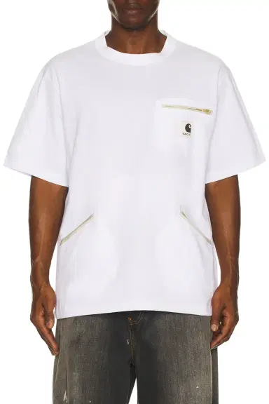 Sacai x Carhartt WIP Cotton Jersey T-Shirt | Thumbnail 1 Sacai x Carhartt WIP Cotton Jersey T-Shirt | Thumbnail 1