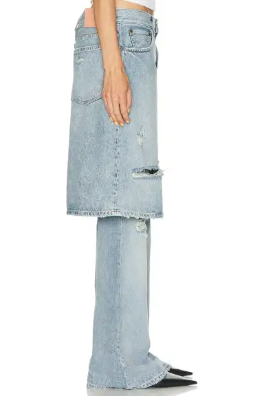 Acne Studios Pert Light Crow Wide Leg | Thumbnail 3 Acne Studios Pert Light Crow Wide Leg | Thumbnail 3