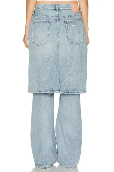 Acne Studios Pert Light Crow Wide Leg | Thumbnail 4 Acne Studios Pert Light Crow Wide Leg | Thumbnail 4