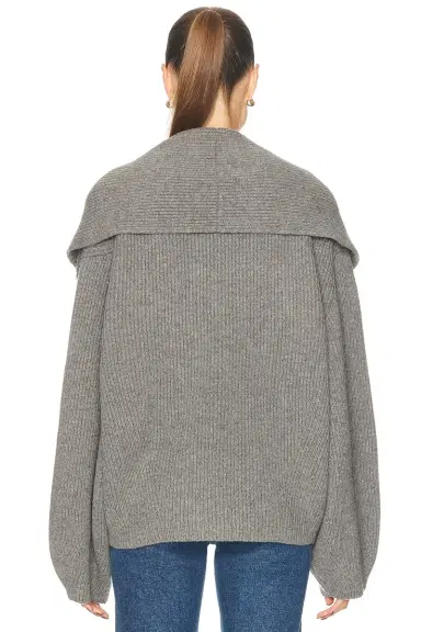 Toteme Shawl Lapel Cardigan | Thumbnail 4 Toteme Shawl Lapel Cardigan | Thumbnail 4