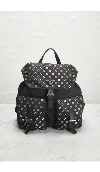 Prada Prada Grommet Embellished Tessuto Backpack | Thumbnail 2 Prada Prada Grommet Embellished Tessuto Backpack | Thumbnail 2