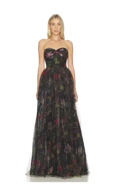 AFEW Rahul Mishra Rahul Mishra Plantopia Gown | Thumbnail 1 AFEW Rahul Mishra Rahul Mishra Plantopia Gown | Thumbnail 1
