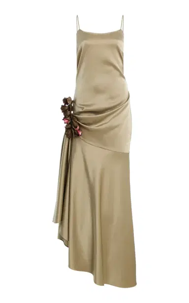 Alejandra Alonso Rojas Exclusive Draped Satin Gown | Thumbnail 1 Alejandra Alonso Rojas Exclusive Draped Satin Gown | Thumbnail 1