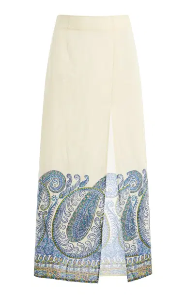 BOTEH Arcadia Paisley Maxi Skirt W Split | Thumbnail 6 BOTEH Arcadia Paisley Maxi Skirt W Split | Thumbnail 6