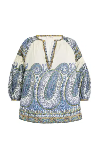 Boteh Arcadia Paisley Smock Blouse | Thumbnail 1 Boteh Arcadia Paisley Smock Blouse | Thumbnail 1