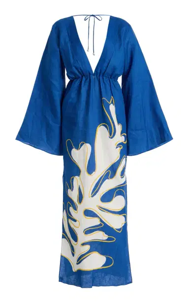 Cala de la Cruz Odele Linen Kaftan | Thumbnail 1 Cala de la Cruz Odele Linen Kaftan | Thumbnail 1