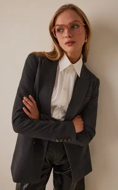 Bottega Veneta Square-Frame Acetate Glasses | Thumbnail 2 Bottega Veneta Square-Frame Acetate Glasses | Thumbnail 2