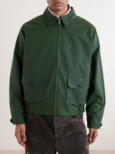 BODE Coach Waxed-Cotton Blouson Jacket - Men | Thumbnail 3 BODE Coach Waxed-Cotton Blouson Jacket - Men | Thumbnail 3