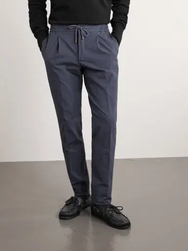 Slowear Tapered Cotton-Blend Seersucker Trousers - Men | Thumbnail 3 Slowear Tapered Cotton-Blend Seersucker Trousers - Men | Thumbnail 3