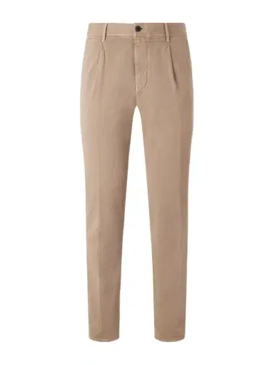 Slowear Tapered Pleated Cotton-Blend Gabardine Trousers - Men | Thumbnail 1 Slowear Tapered Pleated Cotton-Blend Gabardine Trousers - Men | Thumbnail 1