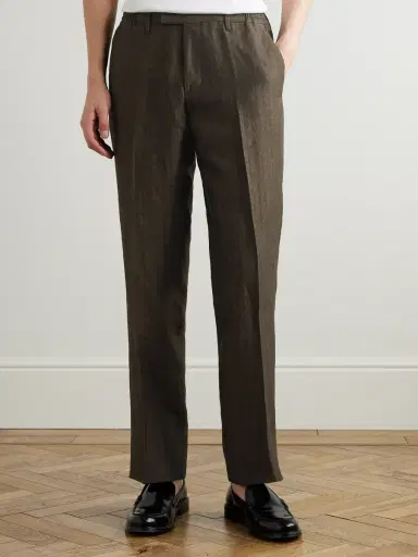 MR P. Straight-Leg Striped Linen Suit Trousers - Men | Thumbnail 3 MR P. Straight-Leg Striped Linen Suit Trousers - Men | Thumbnail 3