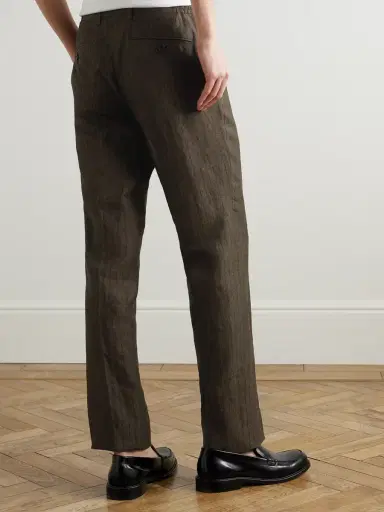 MR P. Straight-Leg Striped Linen Suit Trousers - Men | Thumbnail 4 MR P. Straight-Leg Striped Linen Suit Trousers - Men | Thumbnail 4