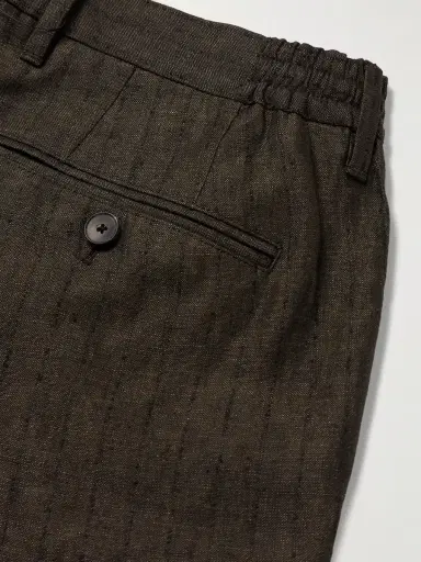 MR P. Straight-Leg Striped Linen Suit Trousers - Men | Thumbnail 5 MR P. Straight-Leg Striped Linen Suit Trousers - Men | Thumbnail 5