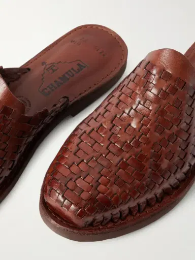 Yuketen Chamula Polanco Woven Leather Mules - Men | Thumbnail 4 Yuketen Chamula Polanco Woven Leather Mules - Men | Thumbnail 4