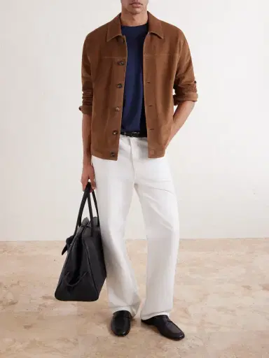ELEVENTY Suede Jacket - Men | Thumbnail 2 ELEVENTY Suede Jacket - Men | Thumbnail 2