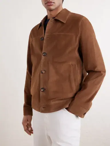 ELEVENTY Suede Jacket - Men | Thumbnail 3 ELEVENTY Suede Jacket - Men | Thumbnail 3