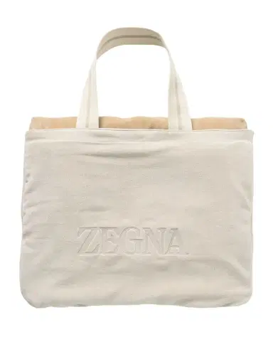 Zegna Logo-Embroidered Cotton-Terry Beach Towel Tote Bag - Men | Thumbnail 1 Zegna Logo-Embroidered Cotton-Terry Beach Towel Tote Bag - Men | Thumbnail 1