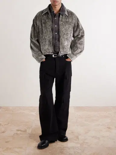 KAPITAL Hunter Drizzle Cotton-Velvet Blouson Jacket - Men | Thumbnail 2 KAPITAL Hunter Drizzle Cotton-Velvet Blouson Jacket - Men | Thumbnail 2