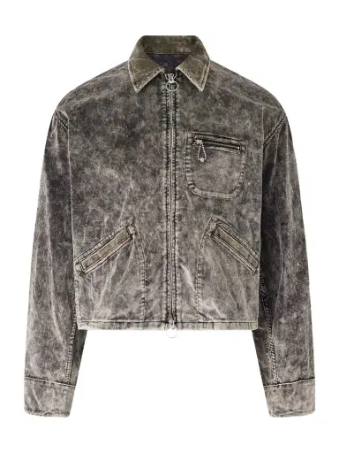 KAPITAL Hunter Drizzle Cotton-Velvet Blouson Jacket - Men | Thumbnail 1 KAPITAL Hunter Drizzle Cotton-Velvet Blouson Jacket - Men | Thumbnail 1