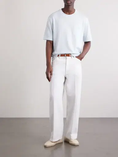 MR P. Linen and Organic Cotton-Blend T-Shirt - Men | Thumbnail 2 MR P. Linen and Organic Cotton-Blend T-Shirt - Men | Thumbnail 2