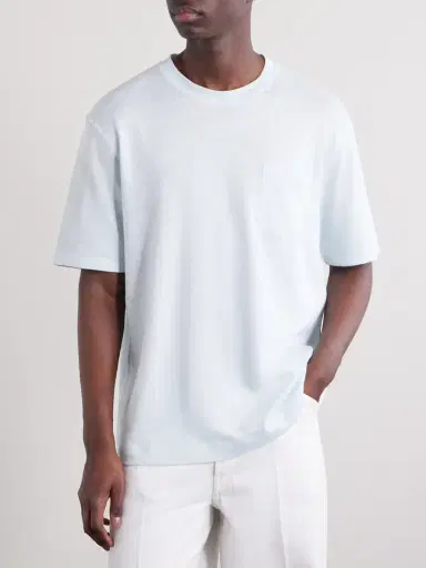 MR P. Linen and Organic Cotton-Blend T-Shirt - Men | Thumbnail 3 MR P. Linen and Organic Cotton-Blend T-Shirt - Men | Thumbnail 3