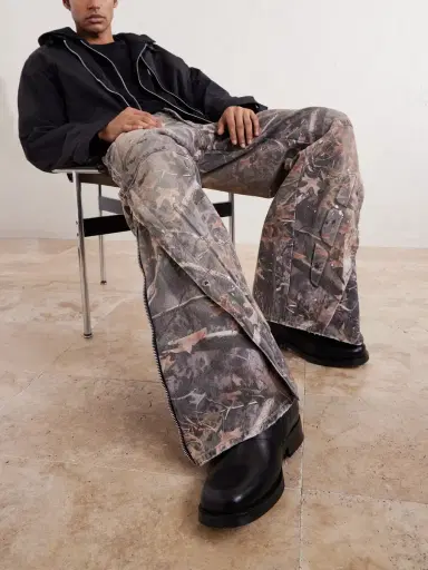 Satoshi Nakamoto Enduro Straight-Leg Padded Camouflage-Print Jeans - Men | Thumbnail 5 Satoshi Nakamoto Enduro Straight-Leg Padded Camouflage-Print Jeans - Men | Thumbnail 5