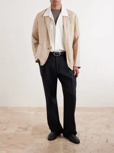 Altea Aaron Garment-Dyed Linen Blazer - Men | Thumbnail 2 Altea Aaron Garment-Dyed Linen Blazer - Men | Thumbnail 2