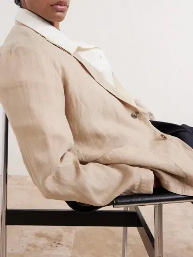 Altea Aaron Garment-Dyed Linen Blazer - Men | Thumbnail 5 Altea Aaron Garment-Dyed Linen Blazer - Men | Thumbnail 5
