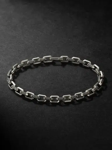 David Yurman Streamline® Sterling Silver Diamond Chain Bracelet - Men | Thumbnail 1 David Yurman Streamline® Sterling Silver Diamond Chain Bracelet - Men | Thumbnail 1