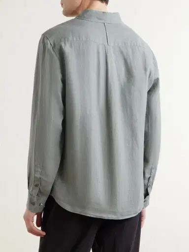 MR P. Garment-Dyed Linen Shirt - Men | Thumbnail 4 MR P. Garment-Dyed Linen Shirt - Men | Thumbnail 4