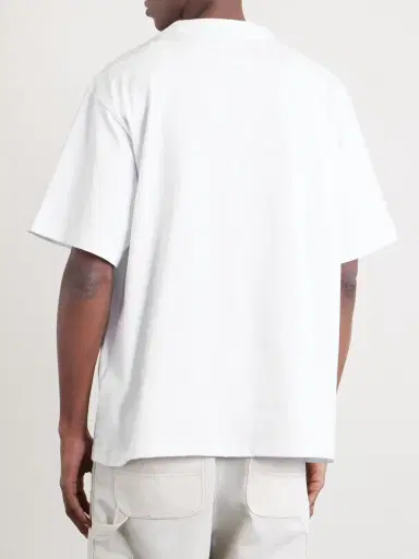 Sacai Carhartt WIP Logo-Appliquéd Cotton-Jersey T-Shirt - Men | Thumbnail 4 Sacai Carhartt WIP Logo-Appliquéd Cotton-Jersey T-Shirt - Men | Thumbnail 4