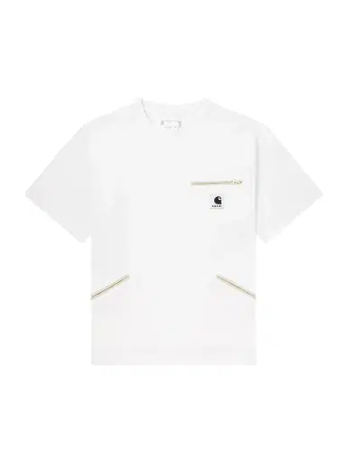 Sacai Carhartt WIP Logo-Appliquéd Cotton-Jersey T-Shirt - Men | Thumbnail 1 Sacai Carhartt WIP Logo-Appliquéd Cotton-Jersey T-Shirt - Men | Thumbnail 1