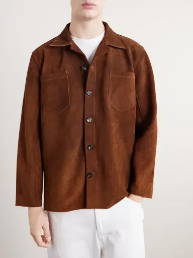 BODE Suede Overshirt - Men | Thumbnail 3 BODE Suede Overshirt - Men | Thumbnail 3