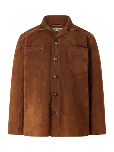 BODE Suede Overshirt - Men | Thumbnail 1 BODE Suede Overshirt - Men | Thumbnail 1