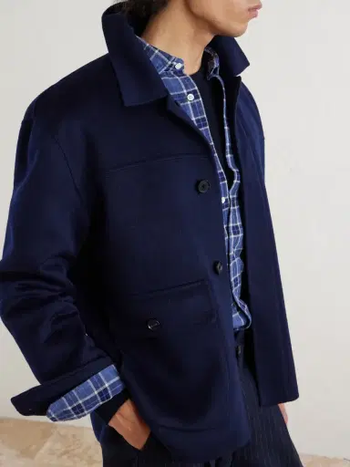 MR P. Double-Faced Cashmere Chore Jacket - Men | Thumbnail 5 MR P. Double-Faced Cashmere Chore Jacket - Men | Thumbnail 5