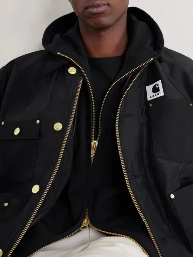 Sacai Carhart WIP Padded Shell and Cotton-Twill Bomber Jacket - Men | Thumbnail 5 Sacai Carhart WIP Padded Shell and Cotton-Twill Bomber Jacket - Men | Thumbnail 5