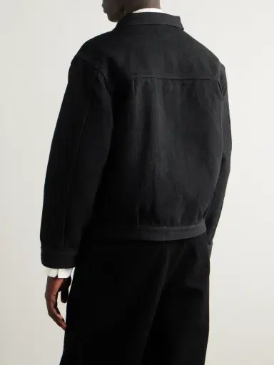 Blue Blue Japan Pleated Textured-Cotton Jacket - Men | Thumbnail 4 Blue Blue Japan Pleated Textured-Cotton Jacket - Men | Thumbnail 4
