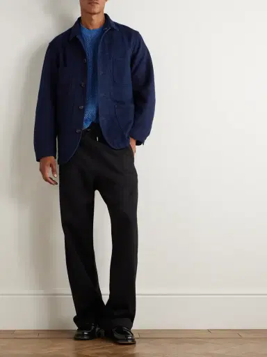 Blue Blue Japan Sashiko Cotton Jacket - Men | Thumbnail 2 Blue Blue Japan Sashiko Cotton Jacket - Men | Thumbnail 2